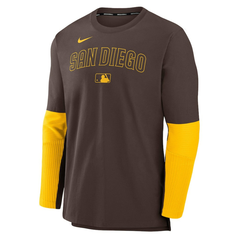 San Diego Padres Nike Authentic Collection Player Dri-FIT Lightweight Pullover  - MLB