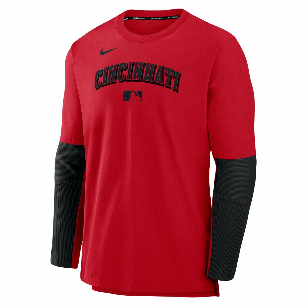 Cincinnati Reds Nike Authentic Collection Player Dri-FIT Lightweight Pullover  - MLB