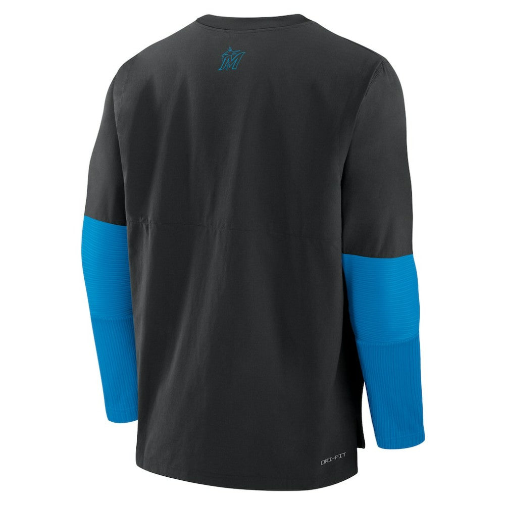 Miami Marlins Nike Authentic Collection Player Dri-FIT Lightweight Pullover  - MLB
