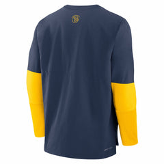 Milwaukee Brewers Nike Authentic Collection Player Dri-FIT Lightweight Pullover  - MLB