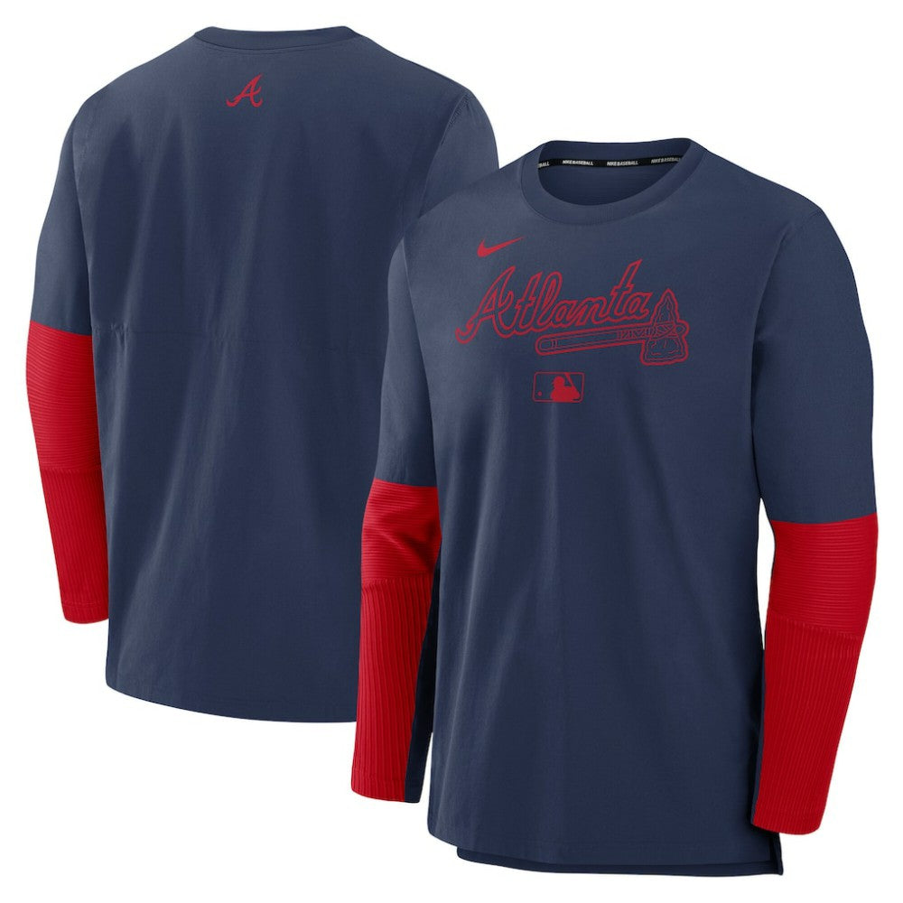 Atlanta Braves Nike Authentic Collection Player Dri-FIT Lightweight Pullover  - MLB