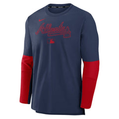 Atlanta Braves Nike Authentic Collection Player Dri-FIT Lightweight Pullover  - MLB
