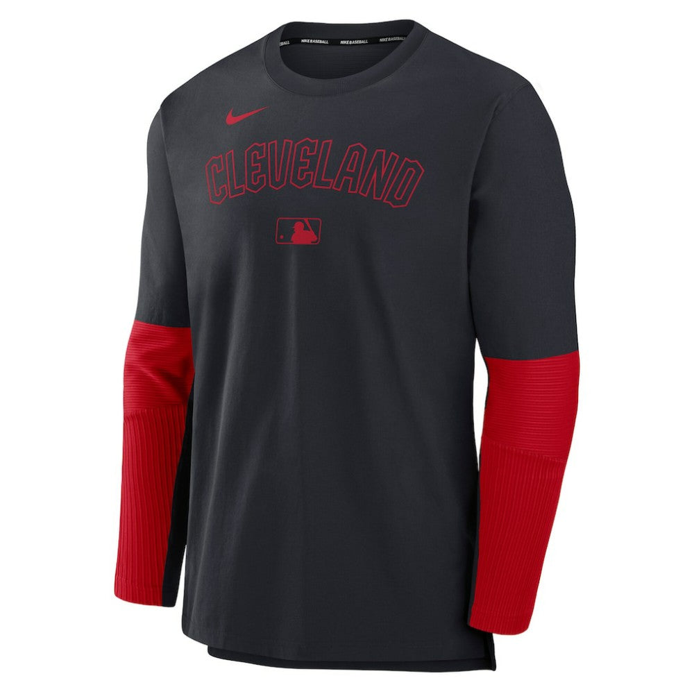 Cleveland Guardians Nike Authentic Collection Player Dri-FIT Lightweight Pullover  - MLB