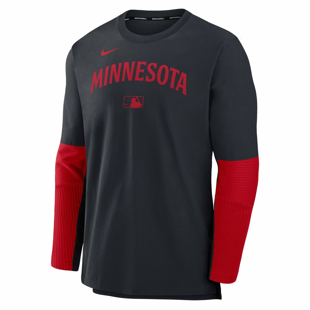 Minnesota Twins Nike Authentic Collection Player Dri-FIT Lightweight Pullover  - MLB