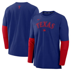 Texas Rangers Nike Authentic Collection Player Dri-FIT Lightweight Pullover  - MLB
