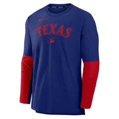 Texas Rangers Nike Authentic Collection Player Dri-FIT Lightweight Pullover  - MLB