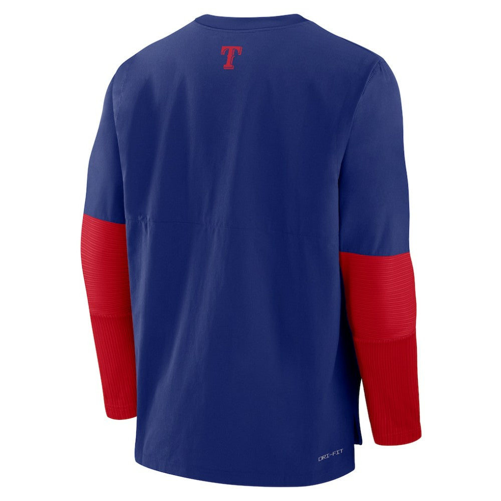 Texas Rangers Nike Authentic Collection Player Dri-FIT Lightweight Pullover  - MLB