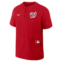 Washington Nationals Nike Authentic Collection Raglan Short Sleeve Windshirt - MLB