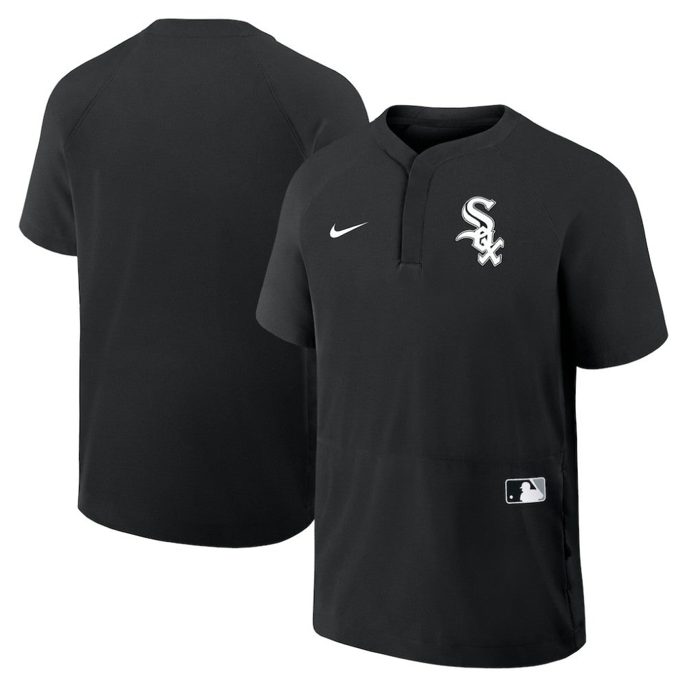 Chicago White Sox Nike Authentic Collection Raglan Short Sleeve Windshirt - MLB