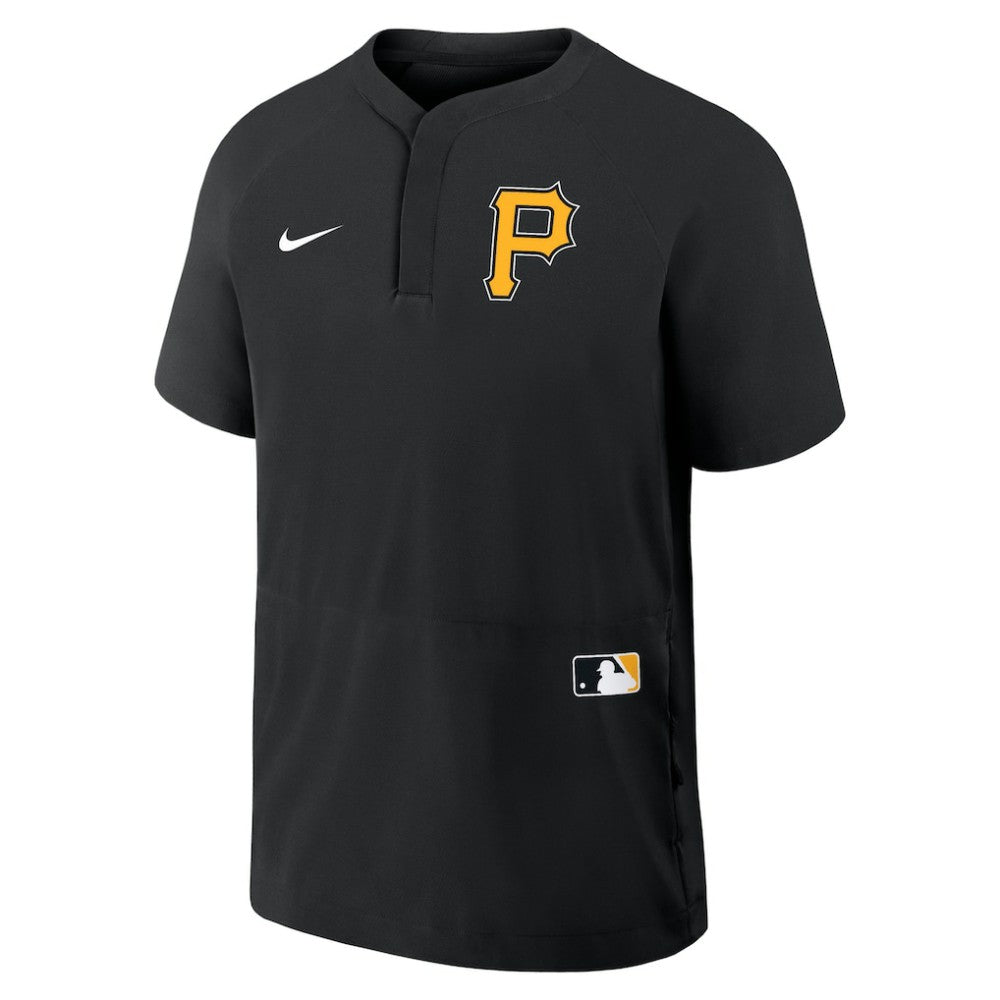 Pittsburgh Pirates Nike Authentic Collection Raglan Short Sleeve Windshirt - MLB