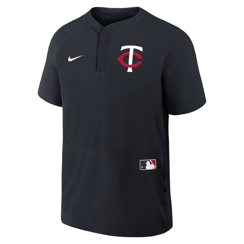 Minnesota Twins Nike Authentic Collection Raglan Short Sleeve Windshirt - MLB