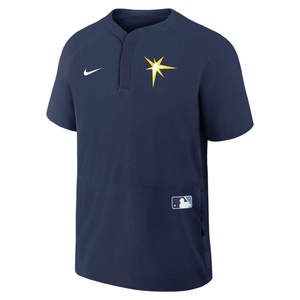 Tampa Bay Rays Nike Authentic Collection Raglan Short Sleeve Windshirt - MLB