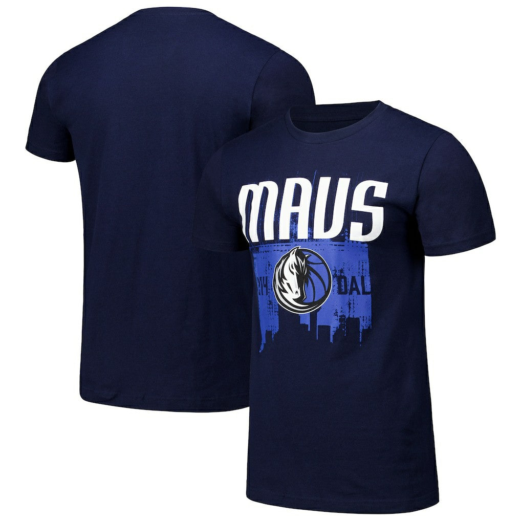 Dallas Mavericks Stadium Essentials Unisex Breakdown T-Shirt Navy - NBA