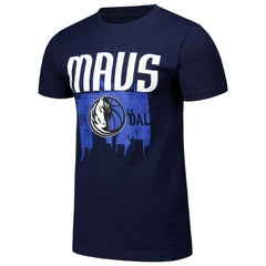 Dallas Mavericks Stadium Essentials Unisex Breakdown T-Shirt Navy - NBA