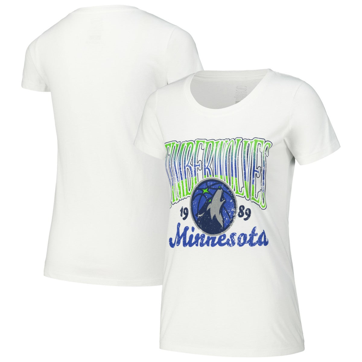 Minnesota Timberwolves Stadium Essentials Women's Sky High T-Shirt White - NBA