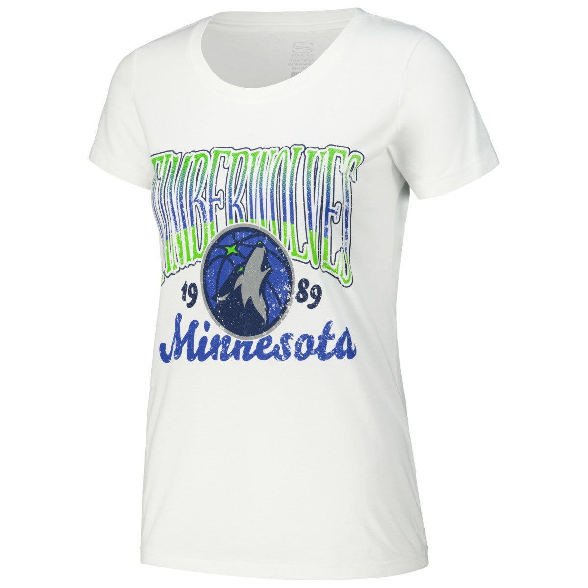 Minnesota Timberwolves Stadium Essentials Women's Sky High T-Shirt White - NBA