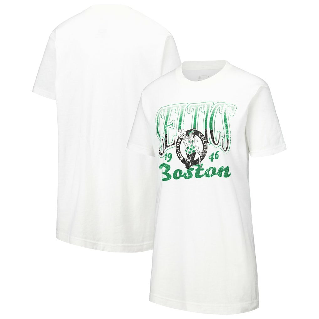 Boston Celtics Stadium Essentials Women's Sky High T-Shirt White - NBA