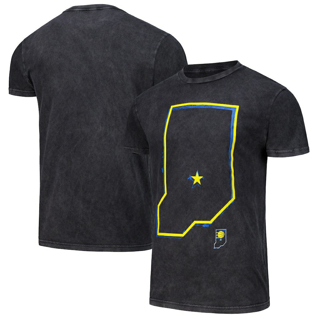 Indiana Pacers Stadium Essentials Unisex Vintage T-Shirt Black - NBA