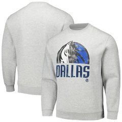 Dallas Mavericks Stadium Essentials Unisex Hometown Pullover Sweatshirt Heather Gray - NBA
