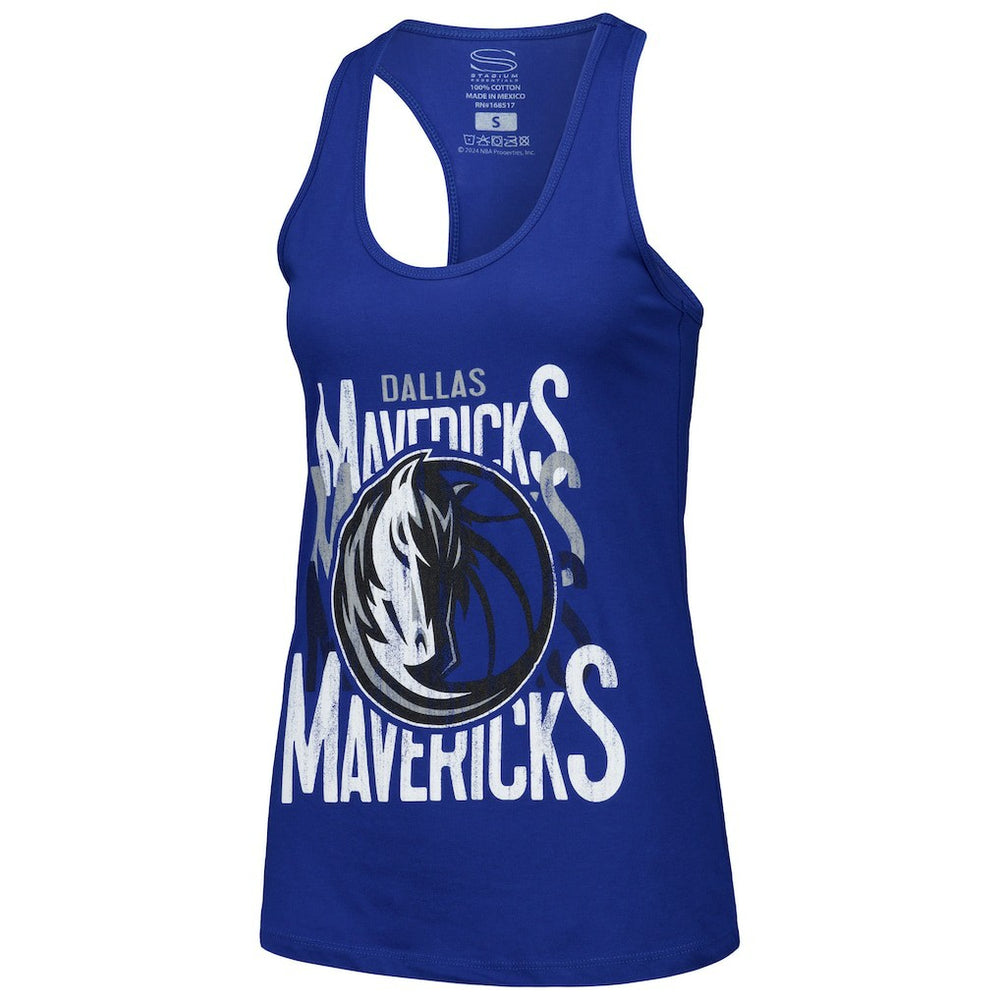 Dallas Mavericks Stadium Essentials Women's Dedication Tank Top Blue - NBA