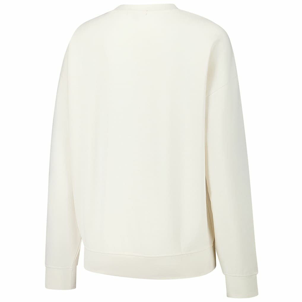 Dallas Cowboys Women's Lightweight 3.0 Logo Pullover Sweatshirt Cream | Mitchell & Ness