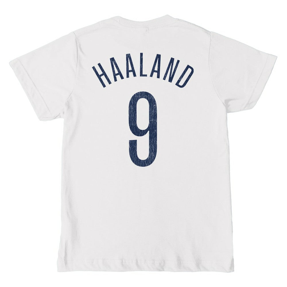 Erling Haaland Manchester City 1863FC Youth Player T-Shirt White - FIFA World CUP