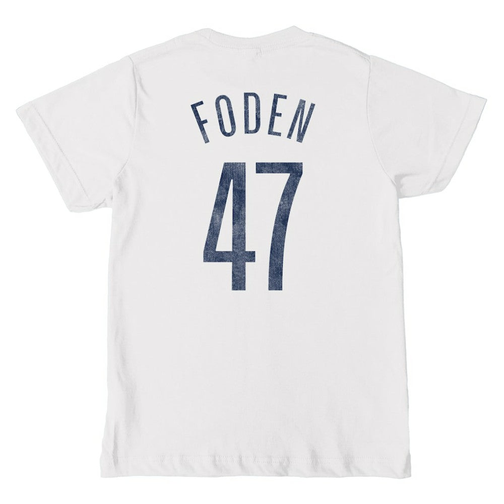 Phil Foden Manchester City 1863FC Youth Player T-Shirt White - FIFA World CUP
