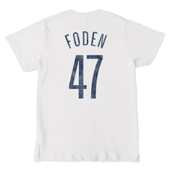 Phil Foden Manchester City 1863FC Youth Player T-Shirt White - FIFA World CUP