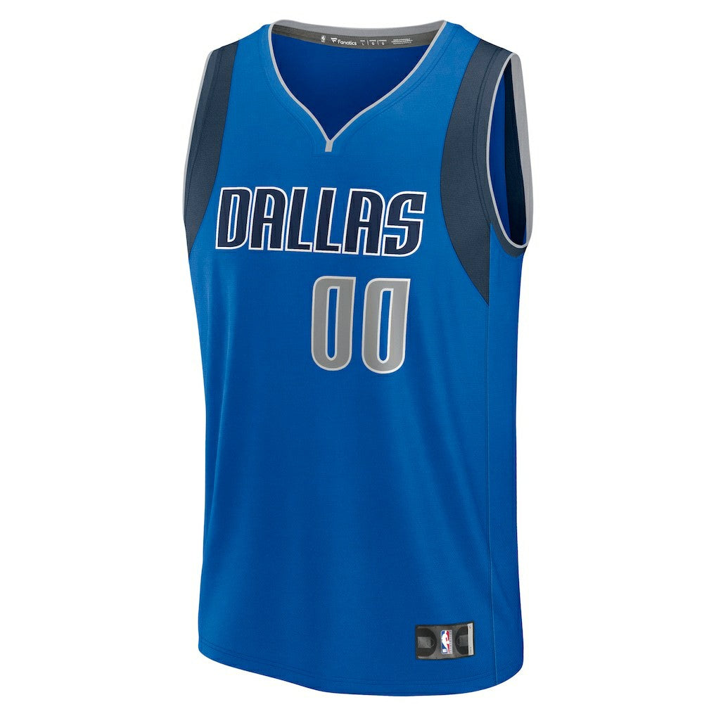 Dallas Mavericks Fast Break Custom Jersey Icon Editi- Blue - NBA