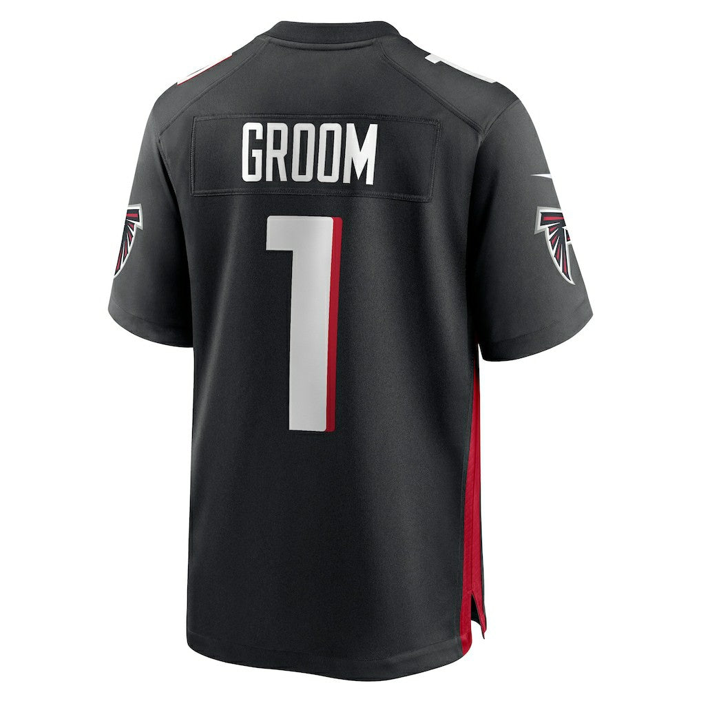 Number 1 Groom Atlanta Falcons Game Jersey Black | Nike for Sale