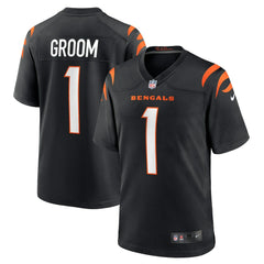 Number 1 Groom Cincinnati Bengals Game Jersey Black | Nike for Sale