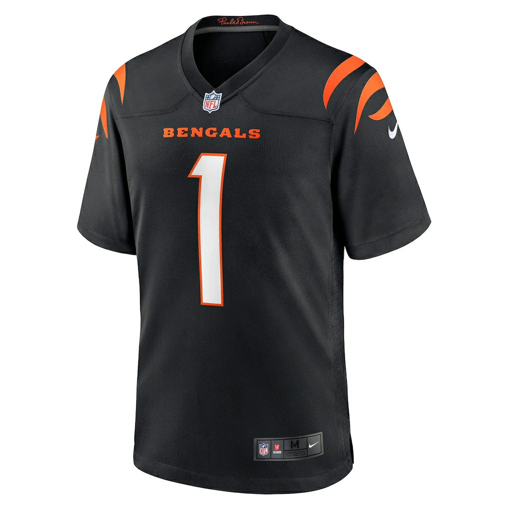 Number 1 Groom Cincinnati Bengals Game Jersey Black | Nike for Sale