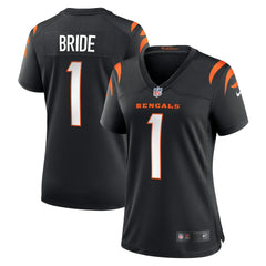 Number 1 Bride Cincinnati Bengals Women's Game Jersey Black | Nike for Sale
