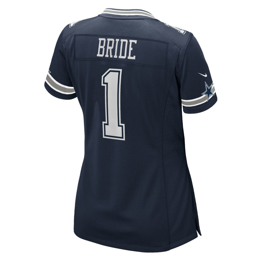 Number 1 Bride Dallas Cowboys Women's Game Jersey Navy | Nike for Sale