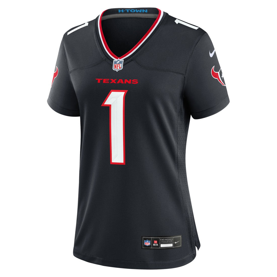 Number 1 Bride Houston Texans Women's Game Jersey Navy | Nike for Sale