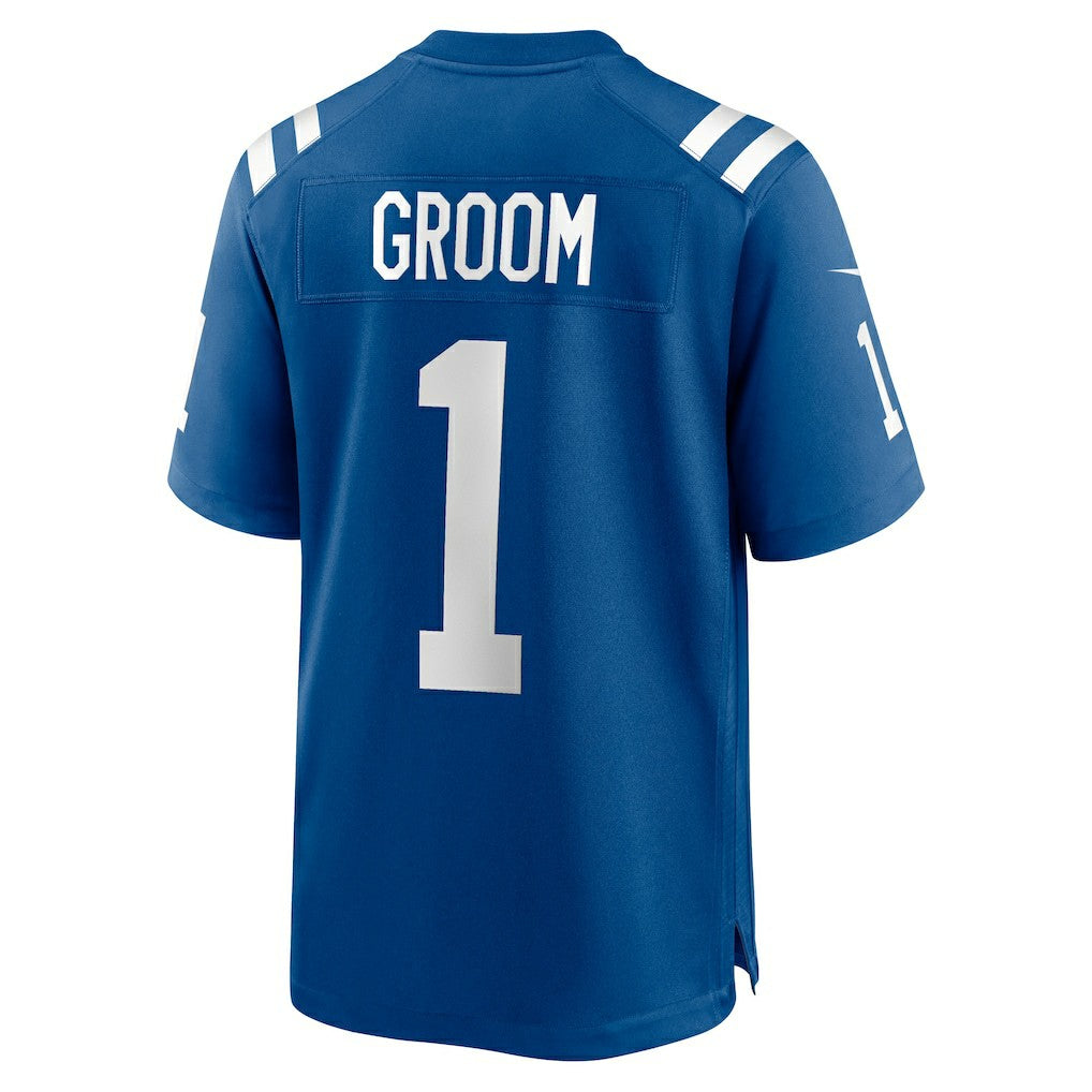 Number 1 Groom Indianapolis Colts Game Jersey Royal | Nike for Sale
