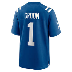 Number 1 Groom Indianapolis Colts Game Jersey Royal | Nike for Sale