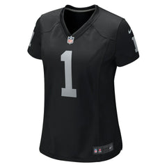 Number 1 Bride Las Vegas Raiders Women's Game Jersey Black | Nike for Sale