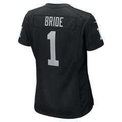 Number 1 Bride Las Vegas Raiders Women's Game Jersey Black | Nike for Sale