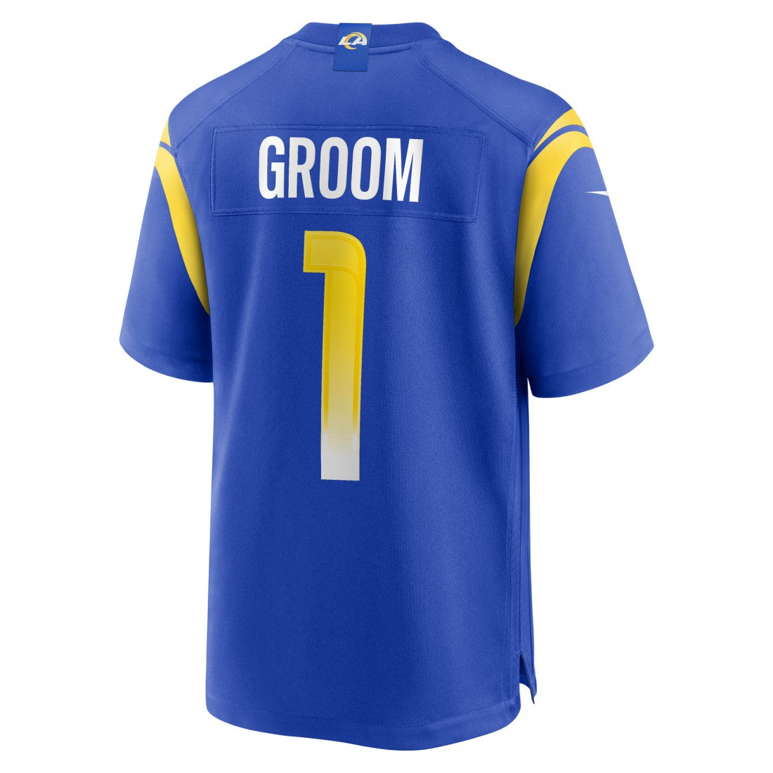 Number 1 Groom Los Angeles Rams Game Jersey Royal | Nike for Sale