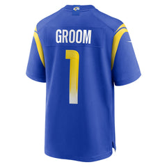 Number 1 Groom Los Angeles Rams Game Jersey Royal | Nike for Sale
