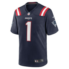Number 1 Groom New England Patriots Game Jersey Navy | Nike for Sale