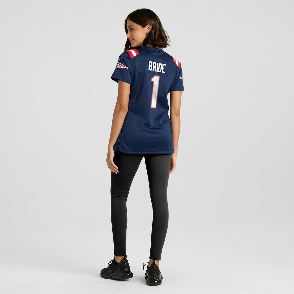 Number 1 Bride New England Patriots Women's Game Jersey Navy | Nike for Sale