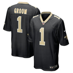 Number 1 Groom New Orleans Saints Game Jersey Black | Nike for Sale