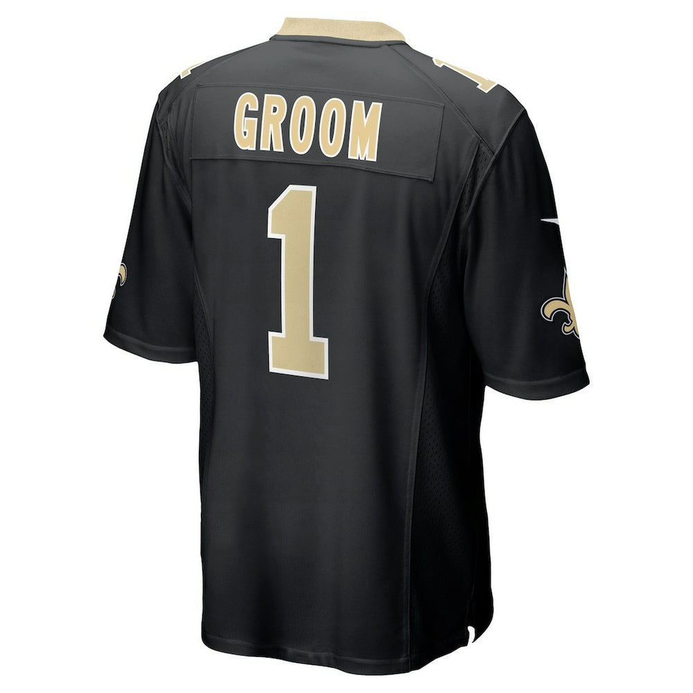 Number 1 Groom New Orleans Saints Game Jersey Black | Nike for Sale