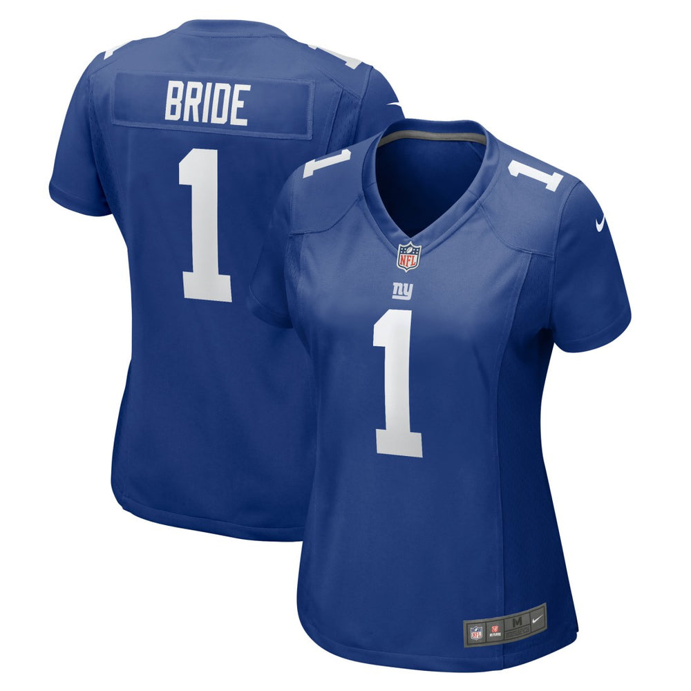 Number 1 Bride New York Giants Women's Game Jersey Royal | Nike for Sale