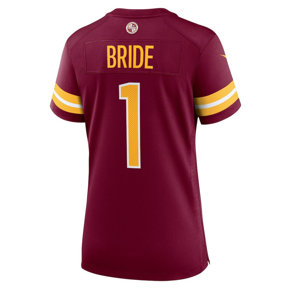 Number 1 Bride Washington Commanders Women's Game Jersey Burgundy | Nike for Sale