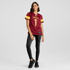 Number 1 Bride Washington Commanders Women's Game Jersey Burgundy | Nike for Sale