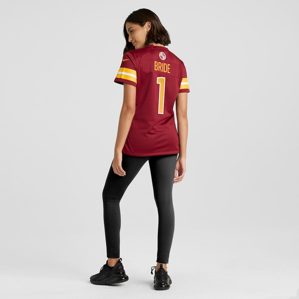 Number 1 Bride Washington Commanders Women's Game Jersey Burgundy | Nike for Sale