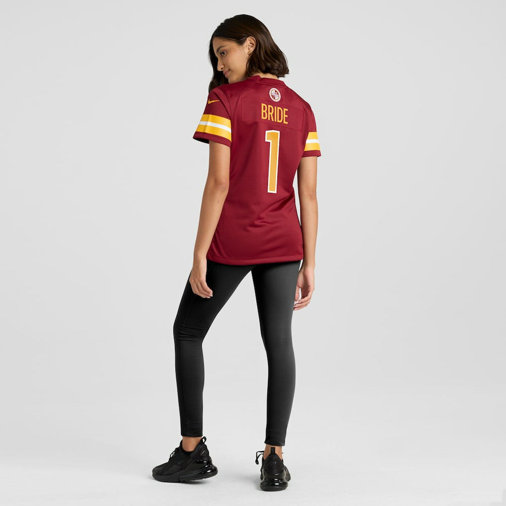 Number 1 Bride Washington Commanders Women's Game Jersey Burgundy | Nike for Sale